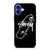 STUSSY SKATE iPhone 16 Case Cover STUSSY SKATE iPhone 16 Case Cover
