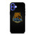 UCLA BRUINS METAL LOGO iPhone 16 Case Cover
