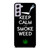 KEEP CALM AND SMOKE WEED 1 Samsung Galaxy S21 FE Case Cover
