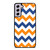 RILEY BLAKE ORANGE AND BLUE STRIPE Samsung Galaxy S21 FE Case Cover