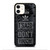 ADIDAS DON'T TOUCH MY PHONE iPhone 12 Case Cover