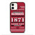 ARKANSAS RAZORBACKS 1871 iPhone 12 Case Cover