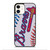 ATLANTA BRAVES BALL LOGO iPhone 12 Case Cover ATLANTA BRAVES BALL LOGO iPhone 12 Case Cover