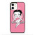 BETTY BOOP PINK iPhone 12 Case Cover
