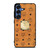 MCM WORLD WIDE BROWN LEATHER 2 Samsung Galaxy S25 Case Cover