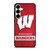 WISCONSIN BADGERS 3 Samsung Galaxy S25 Plus Case Cover