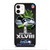 SEATTLE SEAHAWKS SUPER BOWL 48 iPhone 12 Case Cover