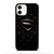 SUPERMAN BLACK LOGO iPhone 12 Case Cover