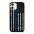 THIN BLUE LINE USA iPhone 12 Case Cover THIN BLUE LINE USA iPhone 12 Case Cover