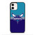 CHARLOTTE HORNETS BASKETBALL LOGO iPhone 12 Case Cover