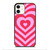 HEARTS PINK iPhone 12 Case Cover HEARTS PINK iPhone 12 Case Cover
