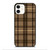 PLAID BROWN 1 iPhone 12 Case Cover