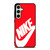 NIKE RED Samsung Galaxy S24 FE Case Cover