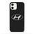 HYUNDAI CARBON LOGO iPhone 12 Case Cover