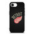 DETROIT RED WINGS METAL LOGO iPhone 16e Case Cover