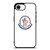 MONCLER LOGO WHITE iPhone 16e Case Cover
