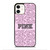 VICTORIA'S SECRET PINK LOGO PATTERN iPhone 12 Case Cover