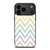 CHEVRON PATTERN RAINBOW COLOR iPhone 17 Pro Max Case Cover