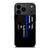 THIN BLUE LINE PUNISHER BLACK iPhone 17 Pro Max Case Cover