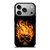 BIKER SKULL FLAMING iPhone 17 Pro Case Cover