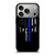 THIN BLUE LINE PUNISHER BLACK iPhone 17 Pro Case Cover