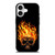 BIKER SKULL FLAMING iPhone 17 Case Cover