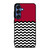 COLOR BLOCK DARK RED CHEVRON Samsung Galaxy S26 Case Cover