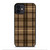 PLAID BROWN 1 iPhone 12 Mini Case Cover