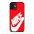 NIKE RED iPhone 12 Mini Case Cover