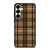 PLAID BROWN 1 Samsung Galaxy S26 Plus Case Cover