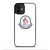 MONCLER LOGO WHITE iPhone 12 Mini Case Cover