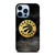 TORONTO RAPTORS LOGO GOLD iPhone 13 Pro Max Case Cover