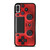 PS4 CONTROLLER PLAYSTATION RED iPhone X / XS Case Cover