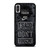NIKE DON'T TOUCH MY PHONE iPhone X / XS Case Cover