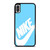 NIKE BLUE iPhone X / XS Case Cover