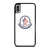 MONCLER LOGO WHITE iPhone X / XS Case Cover