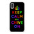 KEEP CALM AND CHIVE ON 1 iPhone X / XS Case Cover