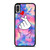 CUTE HEART FINGER MARBLE iPhone X / XS Case Cover