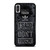 ADIDAS DON'T TOUCH MY PHONE iPhone X / XS Case Cover