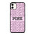 VICTORIA'S SECRET PINK LOGO PATTERN iPhone 11 Case Cover