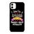 PARTNER IN CRIME HUSBAND iPhone 11 Case Cover PARTNER IN CRIME HUSBAND iPhone 11 Case Cover