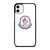 MONCLER LOGO WHITE iPhone 11 Case Cover