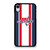 WASHINGTON CAPITALS STRIPE iPhone XR Case Cover
