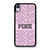 VICTORIA'S SECRET PINK LOGO PATTERN iPhone XR Case Cover