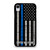 THIN BLUE LINE WE STAND iPhone XR Case Cover