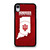 HOOSIER STATE OF MIND INDIANA BASKETBALL LOGO iPhone XR Case Cover