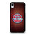 DETROIT PISTONS WOODEN LOGO iPhone XR Case Cover
