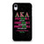 ALPHA KAPPA ALPHA 2 iPhone XR Case Cover