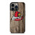 LOUISVILLE CARDINALS WOODEN iPhone 13 Pro Case Cover