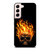 BIKER SKULL FLAMING Samsung Galaxy S22 Plus Case Cover